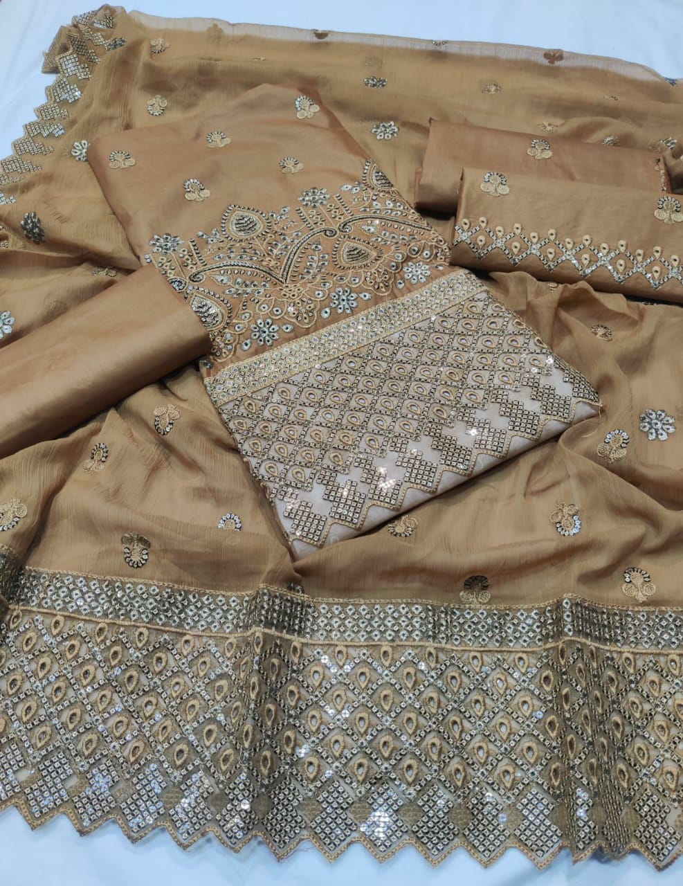 Asim jofa Embroided Cotton