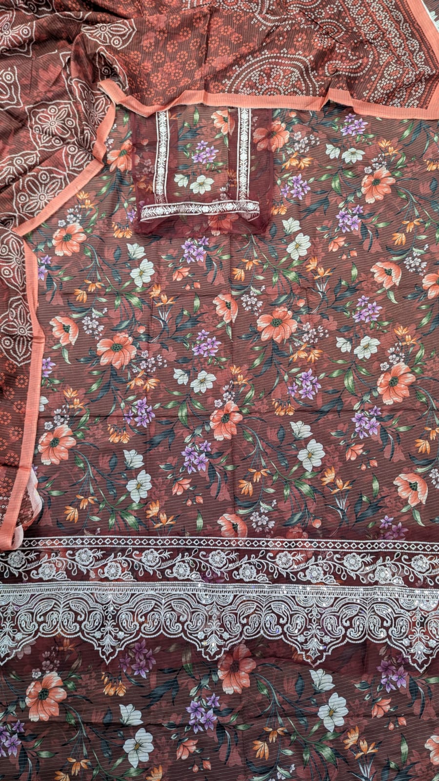 3-Piece Printed Lawn Suit