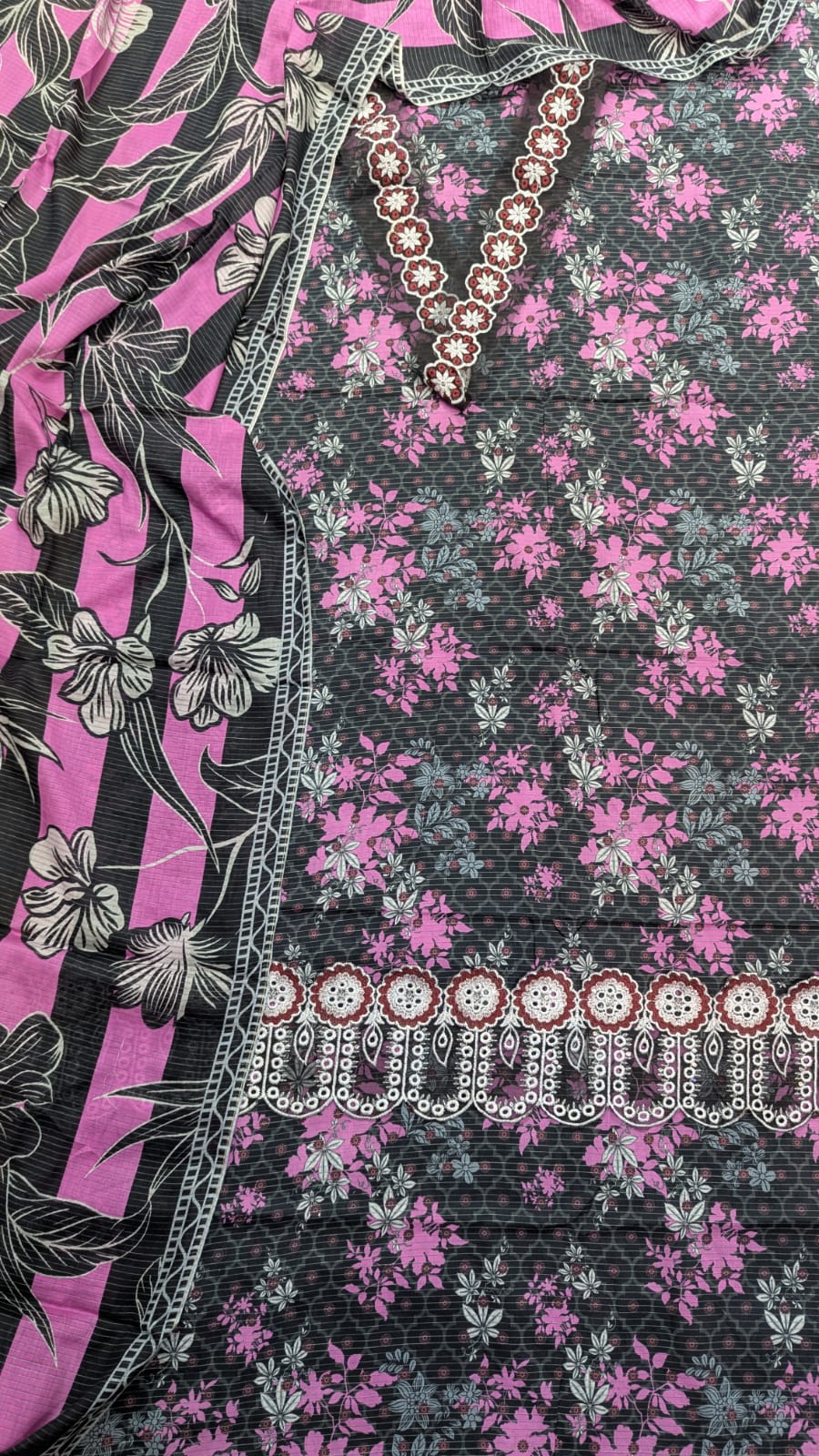 3-Piece Printed Lawn Suit