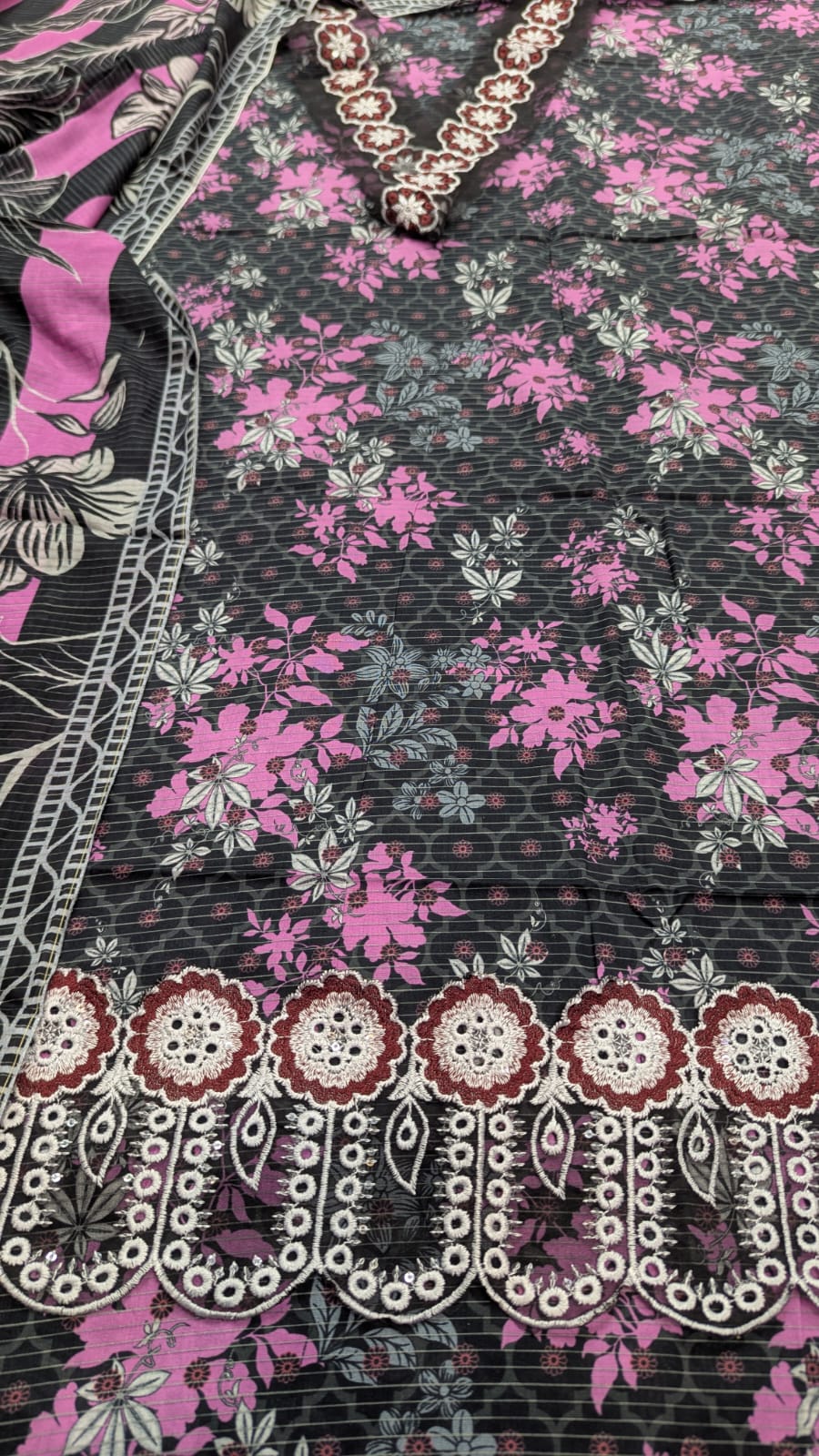 3-Piece Printed Lawn Suit