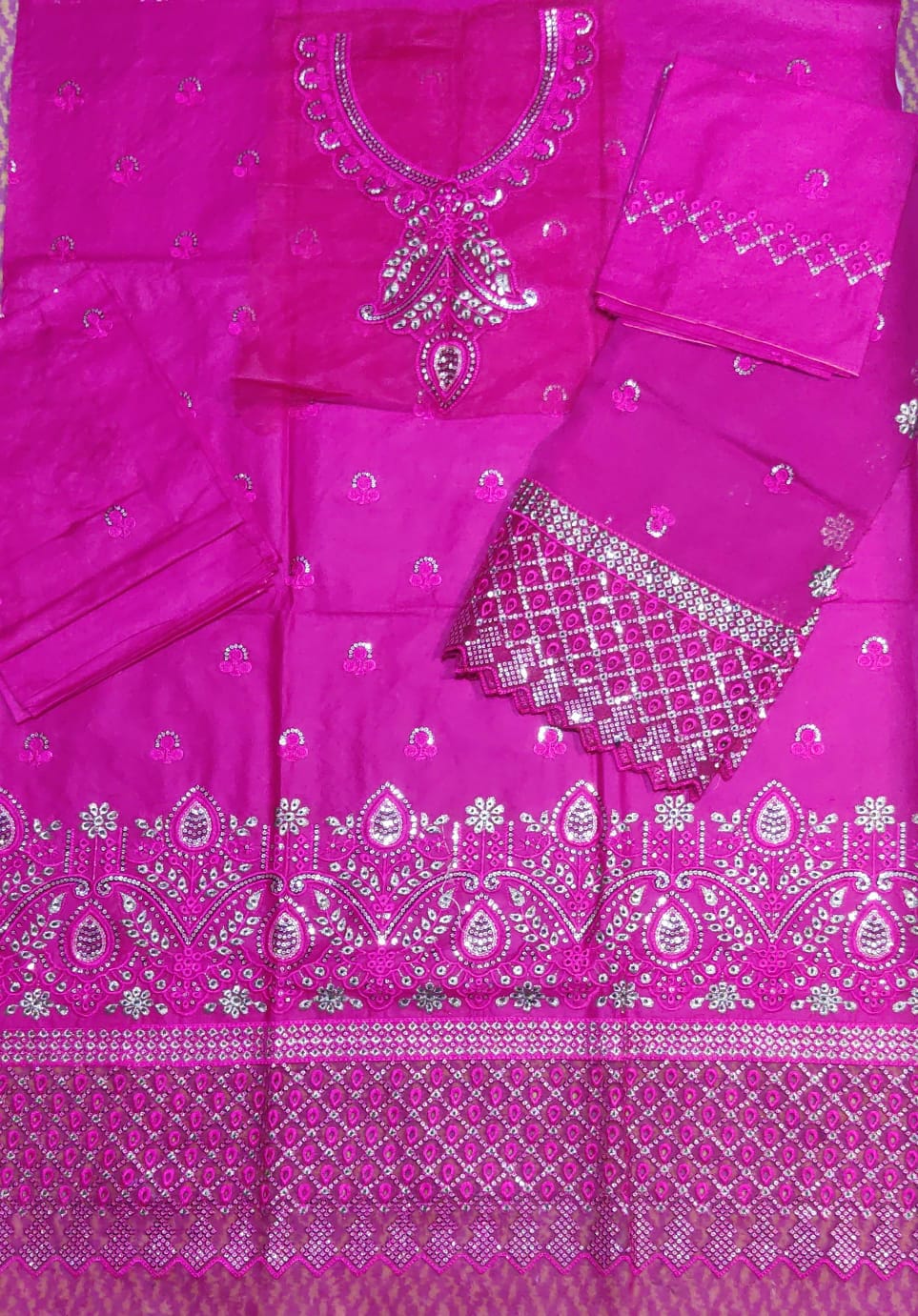 Asim jofa Embroided Cotton