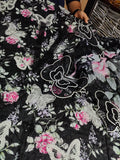 Butterfly black pink