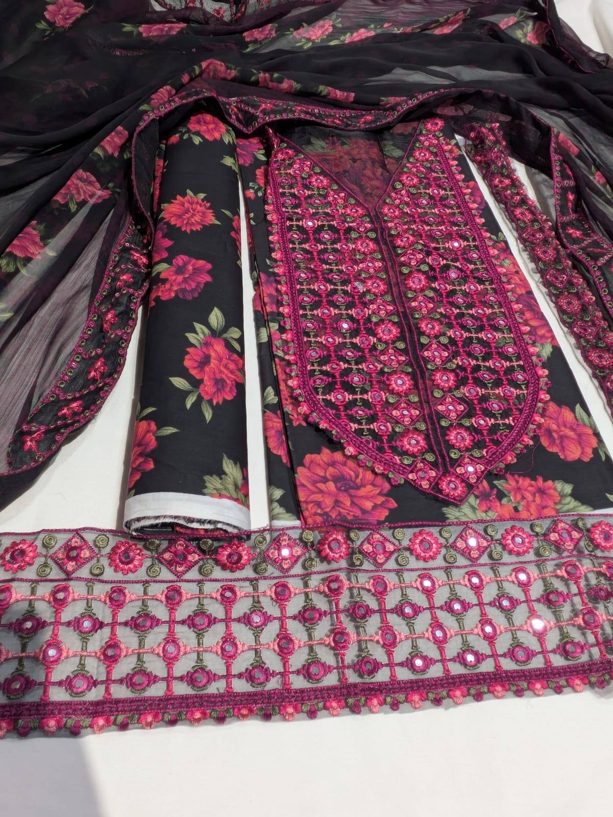 Aneela's flower print