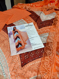 Maria.b embroidered peach
